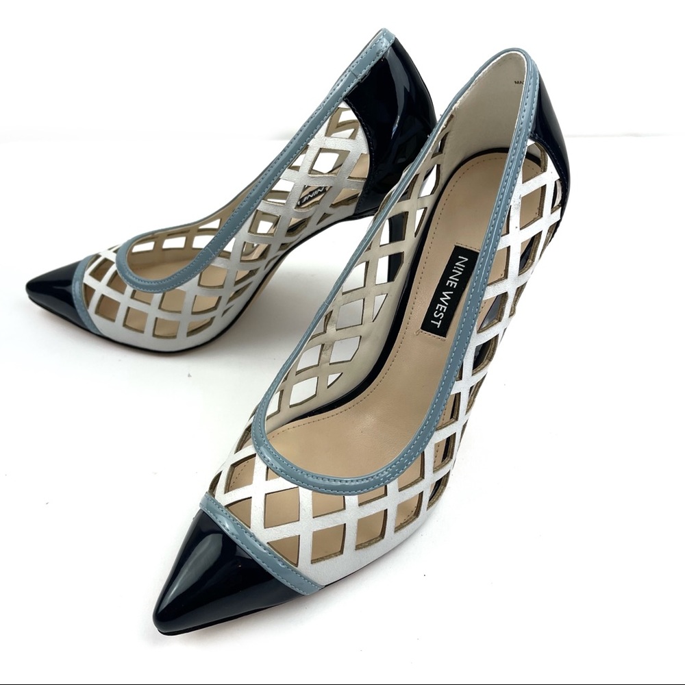 Nine West leather designer heels